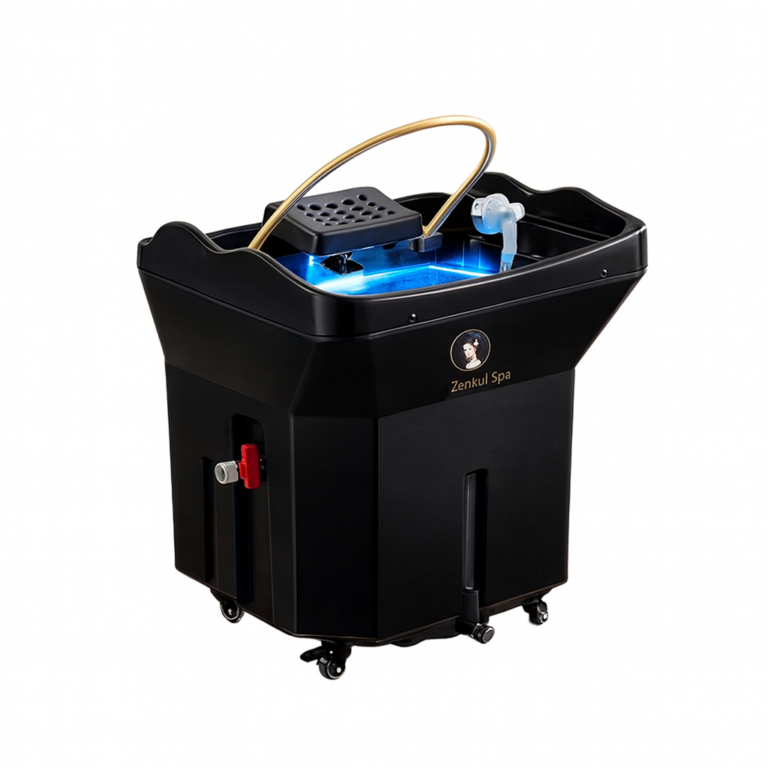 Zenrai Hydrobase – Wolnostojąca Myjka do Head Spa Z Funkcją Sauny Parowej i Koloroterapii