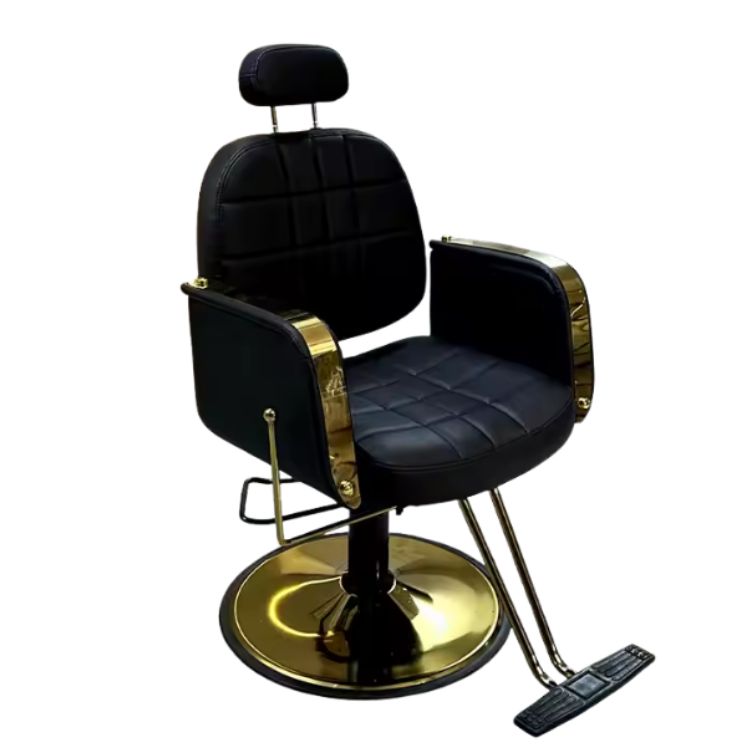 Fotel fryzjerski QUADRO z podłokietnikami – trwały fotel do intensywnej pracy