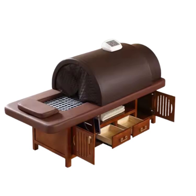 PhotonTherm Luksusowe łóżko terapeutyczne z kamieniami  germanowymi i fotonami – Sauna Photon Heating Bed