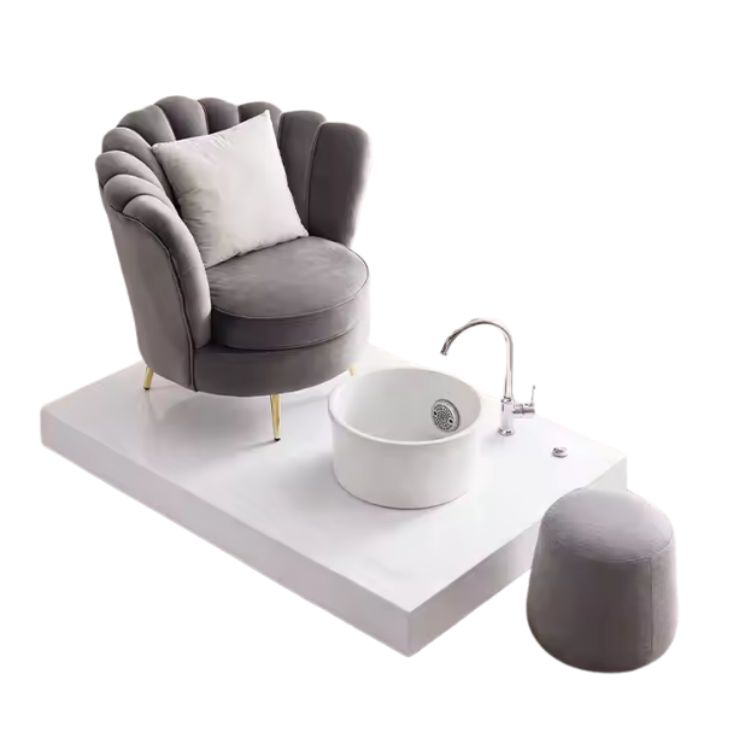 Salonowy Fotel Pedicure PediFlow z misą SPA i podestem, do salonu kosmetycznego
