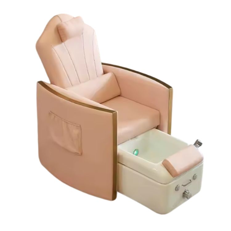 Designerski fotel pedicure ZenShell One – z masażem, podświetleniem LED i regulacją elektryczną