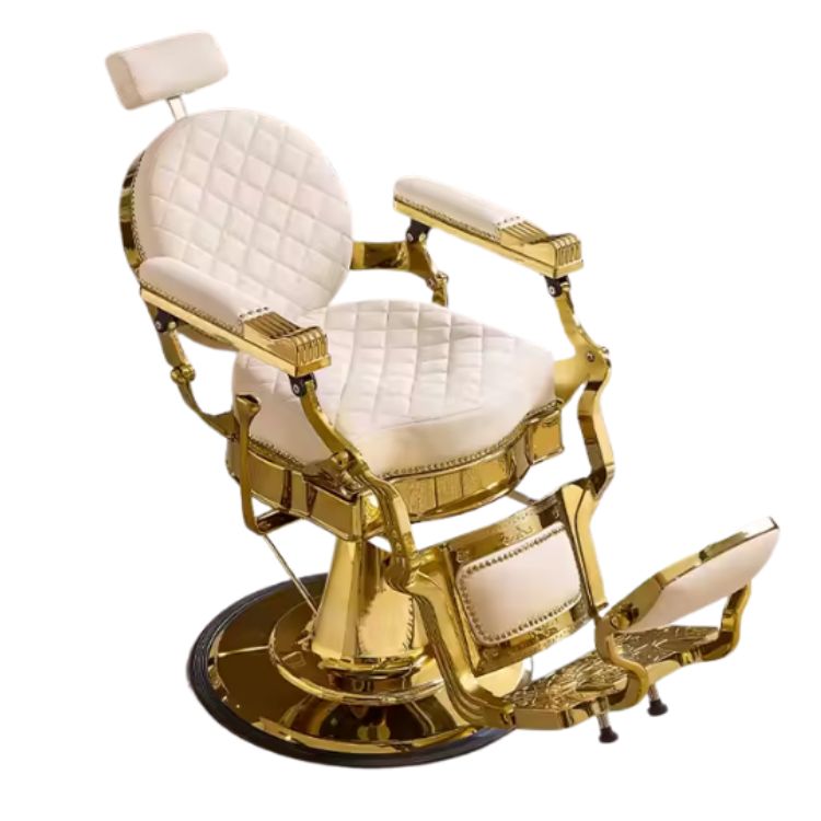 Fotel barberski GLAM z regulacją – nowoczesny fotel do salonu fryzjerskiego