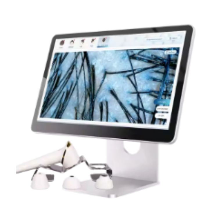 DermaScan urządzenie do analizy skóry i mieszków włosowych – Profesjonalna diagnostyka dermatologiczna HD