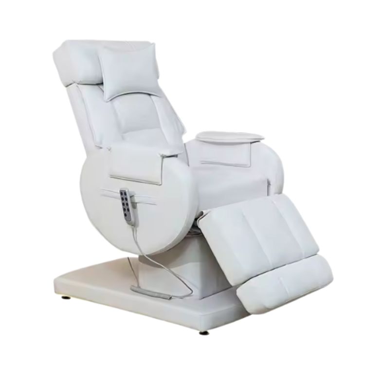 Fotel zabiegowy z ergonomiczną regulacją i nowoczesnym designem