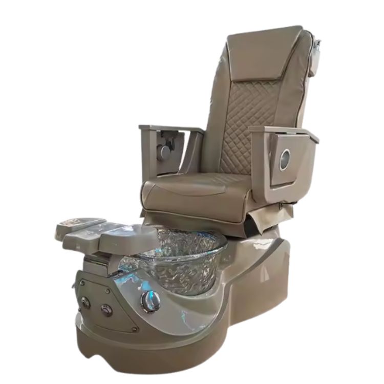 Fotel do pedicure FuturaPed Deluxe – skórzany, z hydromasażem, idealny do salonów urody