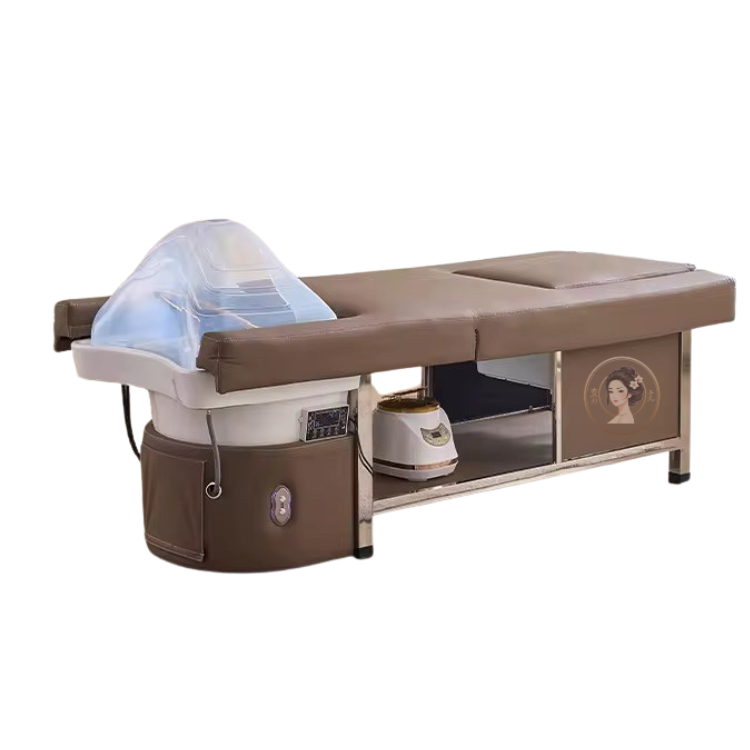 ZenRai Harmony – wielofunkcyjne łóżko Head Spa z pedicure i automatycznym oparciem