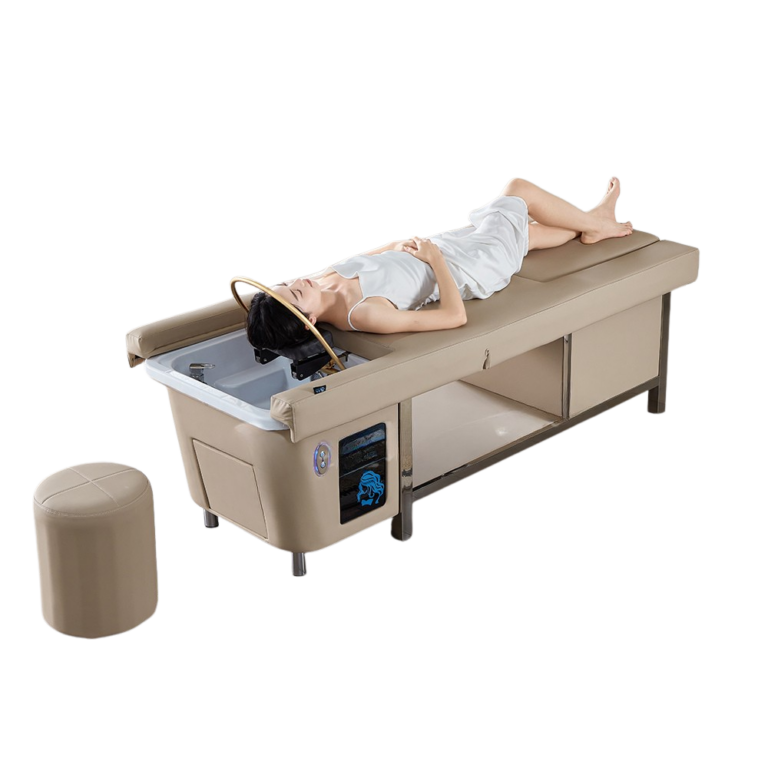 ZenRai Harmony – wielofunkcyjne łóżko Head Spa z pedicure i automatycznym oparciem