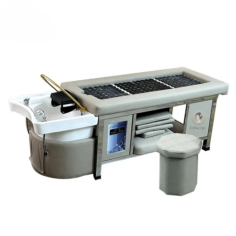 Zenrai Heatsense – Profesjonalne łóżko Head Spa z termoterapią i aromaterapią