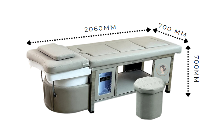 Zenrai Heatsense – Profesjonalne łóżko Head Spa z termoterapią i aromaterapią