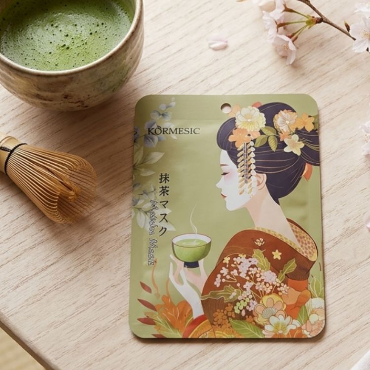 Matcha Oil Control Anti Acne Mask – japońska maska z matchą regulująca wydzielanie sebum i przeciwtrądzikowa🍵